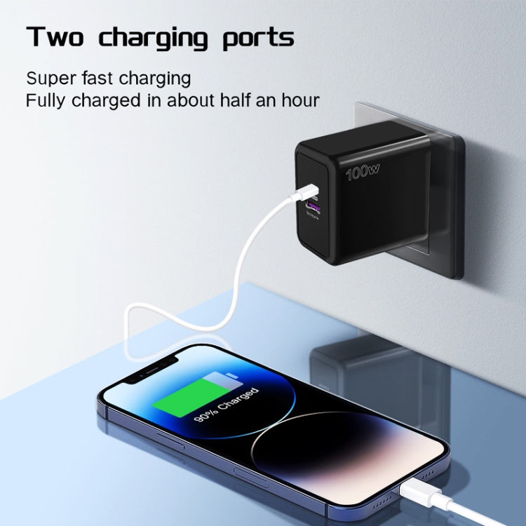 USB 67W / PD 33W Super fast Charging Full Protocol Mobile Phone Charger���US Plug(Black)
