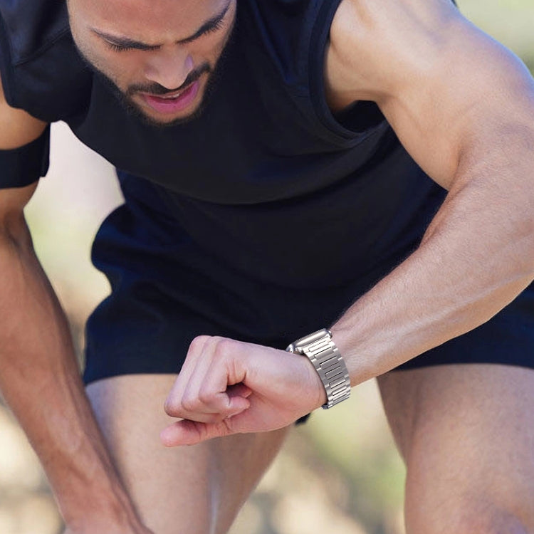 For Apple Watch Series 7 45mm I-Shaped Titanium Watch Band(Black) - free shipping - PMC TechLife - Order now!