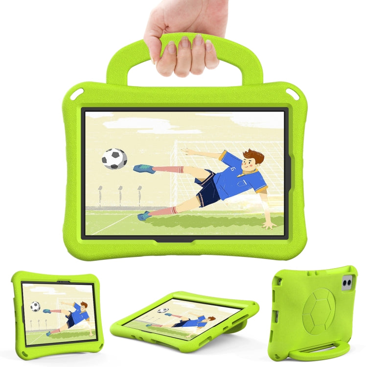 For Lenovo Tab M11 / Xiaoxin Pad 11 2024 Handle Football Shaped EVA Shockproof Tablet Case(Grass Green)