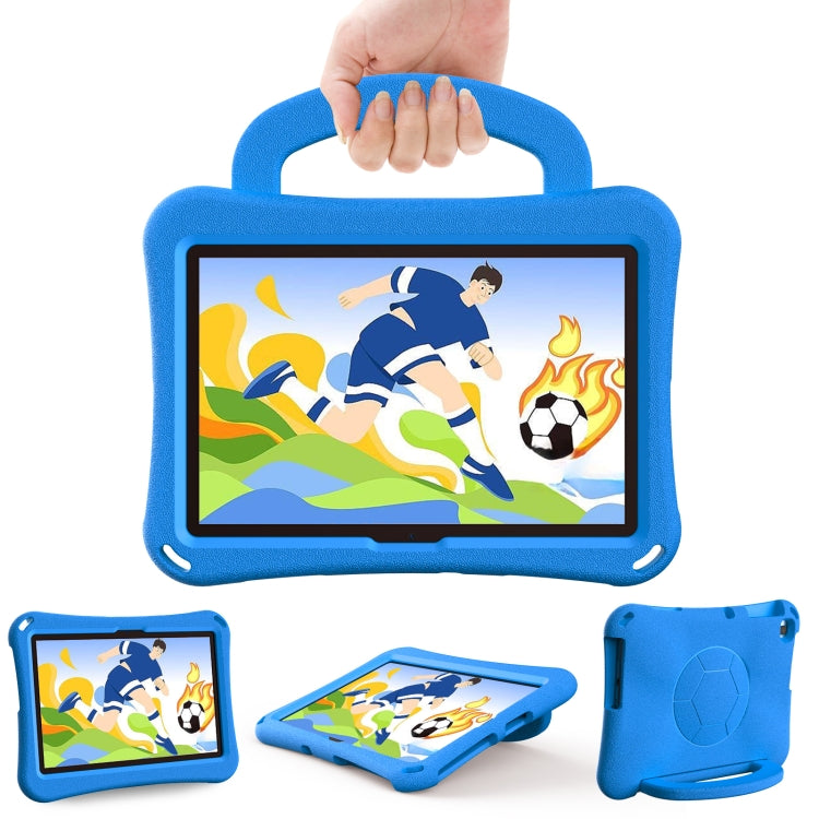For Lenovo Tab M10 3rd Gen TB-328FU/XU Handle Football Shaped EVA Shockproof Tablet Case(Blue)