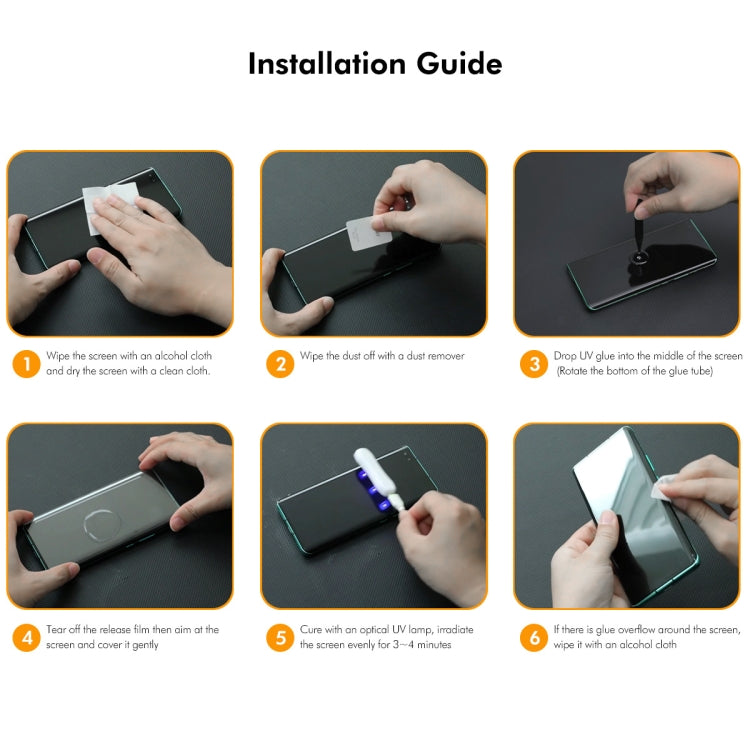 For Xiaomi 14 Pro / 14 Ultra ENKAY Hat-Prince UV Full Glue Tempered Glass Film