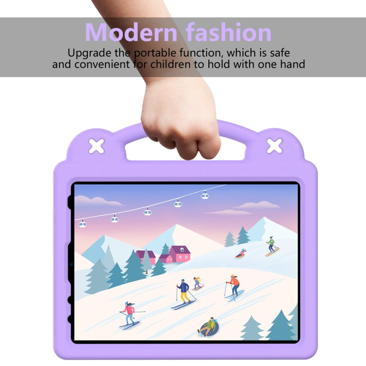 For iPad Pro 11 2024 Handle Kickstand Children EVA Shockproof Tablet Case(Light Purple) - iPad Pro 11 2024 Cases by PMC TechLife | Online Shopping South Africa | PMC TechLife | Buy Now Pay Later Mobicred