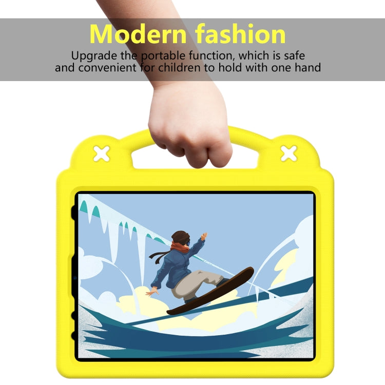 For iPad Pro 11 2024 Handle Kickstand Children EVA Shockproof Tablet Case(Yellow) - iPad Pro 11 2024 Cases by PMC TechLife | Online Shopping South Africa | PMC TechLife | Buy Now Pay Later Mobicred