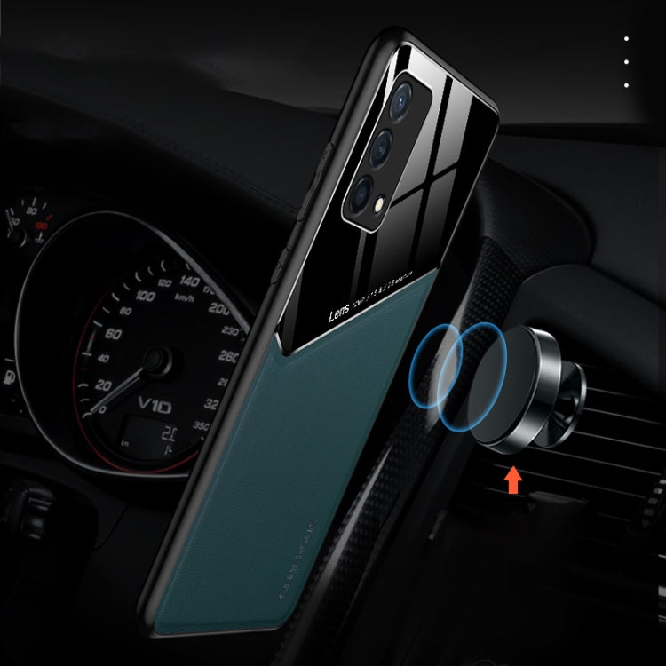 For OPPO K9 All-inclusive Leather Organic Glass Phone Case(Blue) - free shipping - PMC TechLife - Order now!