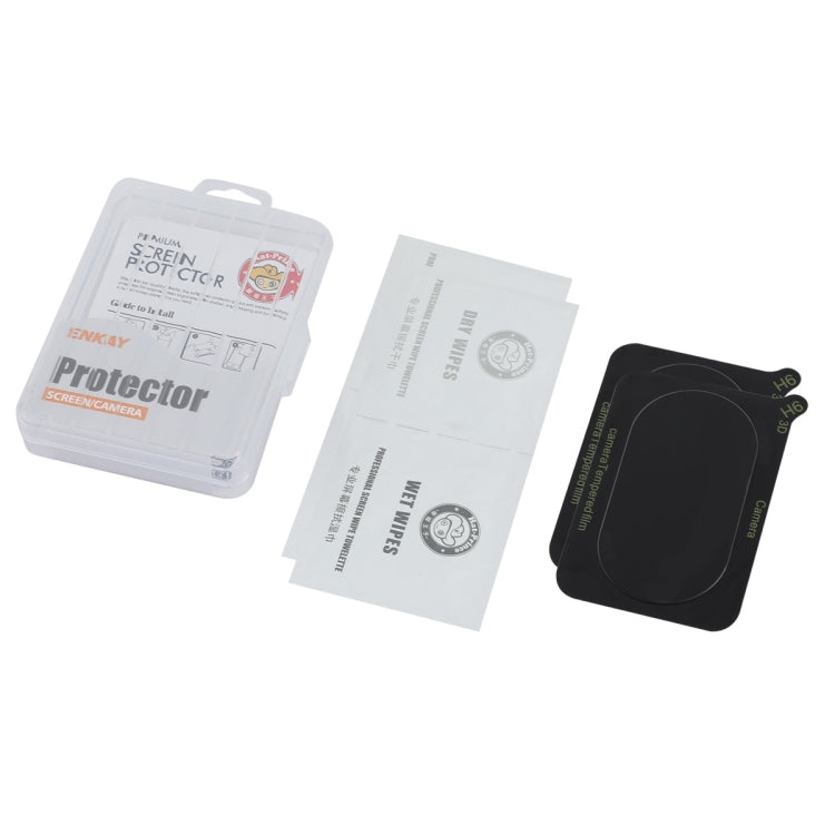 For OPPO Reno11 Global 2pcs ENKAY 9H Rear Camera Lens Tempered Glass Film(Transparent)