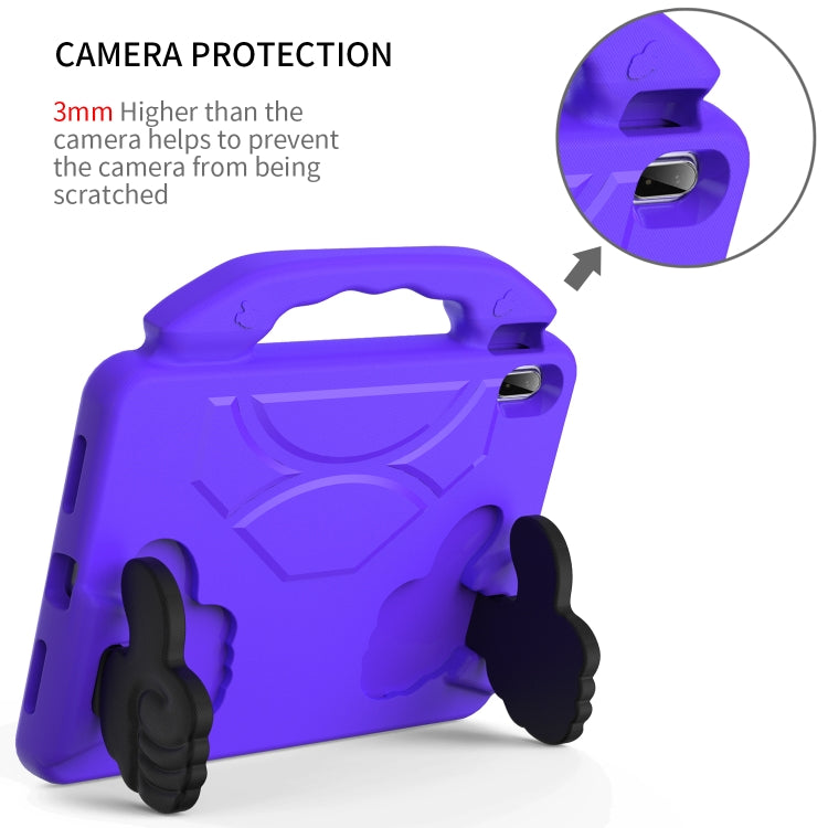 For iPad Air 11 2025 / 2024 Children EVA Shockproof Tablet Case with Thumb Bracket(Purple) - free shipping - PMC TechLife - Order now!