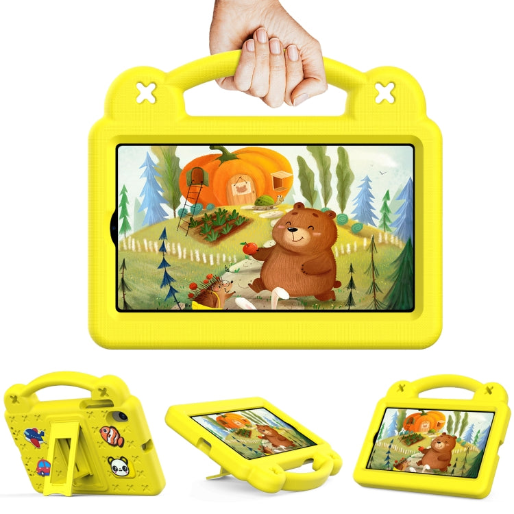 For Walmart Onn 7.0 Gen4 2024 Handle Kickstand Children EVA Shockproof Tablet Case(Yellow) - Others by PMC TechLife | Online Shopping South Africa | PMC TechLife | Buy Now Pay Later Mobicred