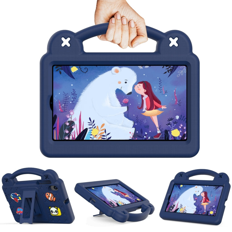 For Walmart Onn 7.0 Gen4 2024 Handle Kickstand Children EVA Shockproof Tablet Case(Navy Blue) - Others by PMC TechLife | Online Shopping South Africa | PMC TechLife | Buy Now Pay Later Mobicred