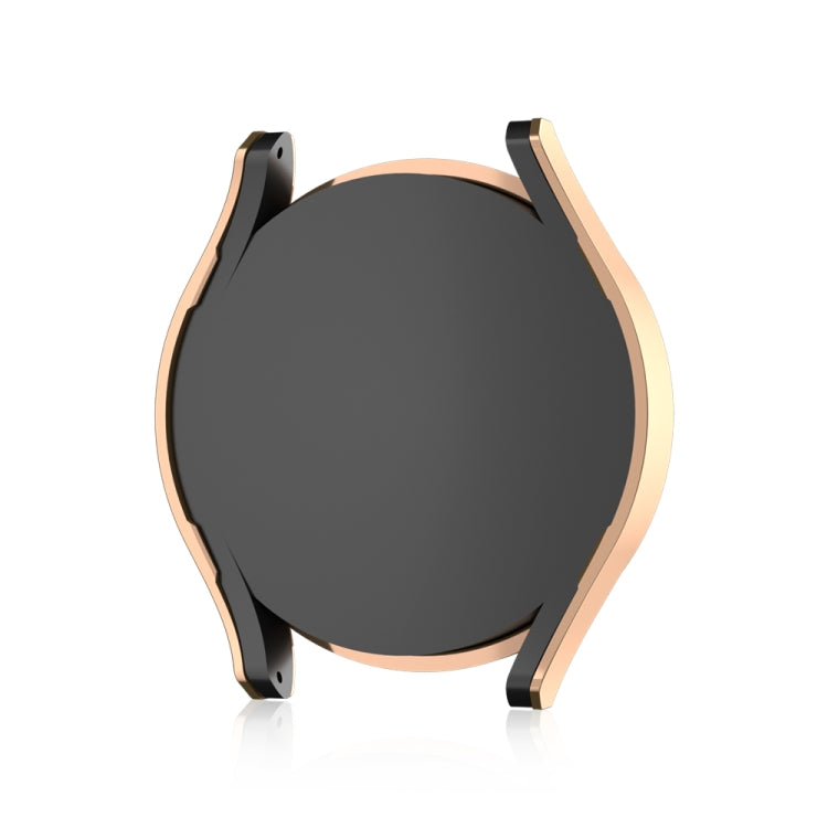 For Samsung Galaxy Watch 7 40mm Single Diamond Hollow PC Watch Protective Case(Silver) - Watch Cases by PMC TechLife | Online Shopping South Africa | PMC TechLife | Buy Now Pay Later Mobicred