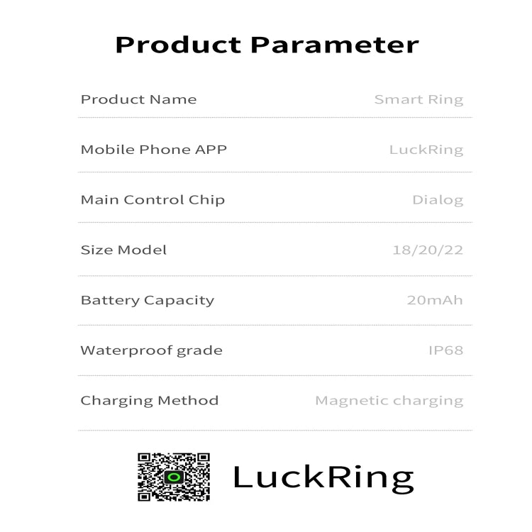 R12M SIZE 22 Smart Ring, Support Health Monitoring / Multiple Exercise Modes(Black) - Smart Rings / Smart Telephones by PMC TechLife | Online Shopping South Africa | PMC TechLife | Buy Now Pay Later Mobicred