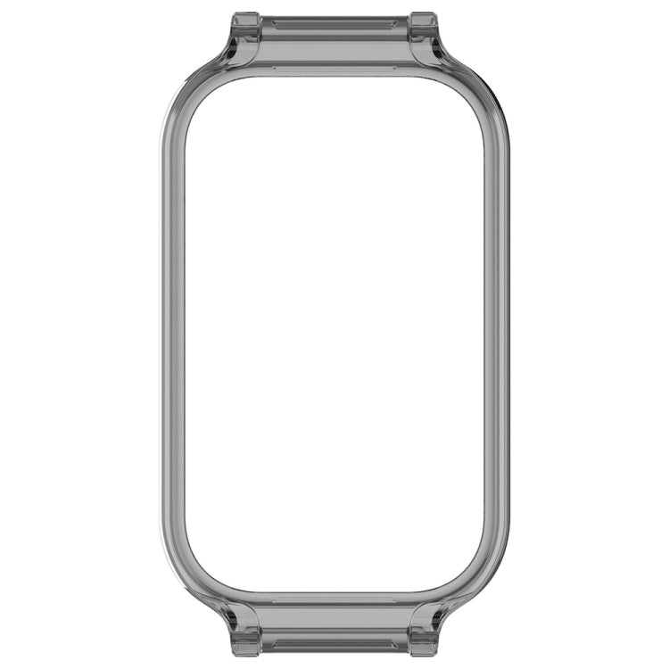 For Redmi Band 2 Half Pack PC Watch Protective Case(Transparent Black)