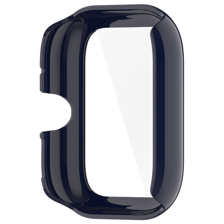 For vivo Watch GT PC + Tempered Glass Film Integrated Watch Protective Case(Ink Blue)