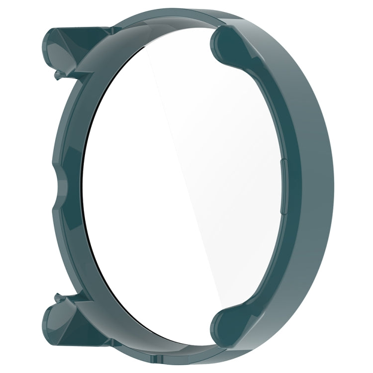 For Suunto Race PC + Tempered Glass Film Integrated Watch Protective Case(Pine Green)