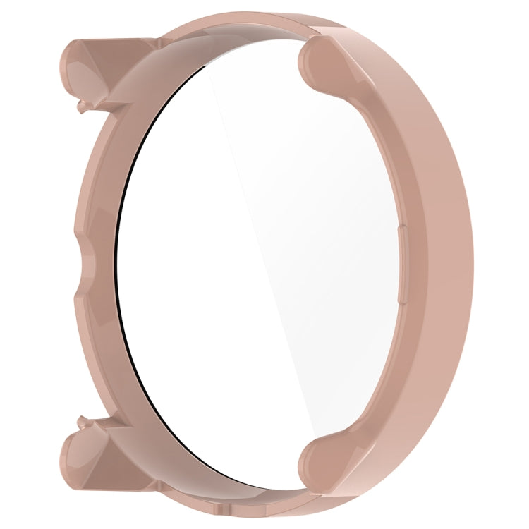 For Suunto Race PC + Tempered Glass Film Integrated Watch Protective Case(Pink)