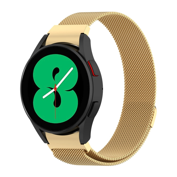 For Samsung Galaxy Watch Ultra 47mm Milan Magnetic Stainless Steel Watch Band(Gold)