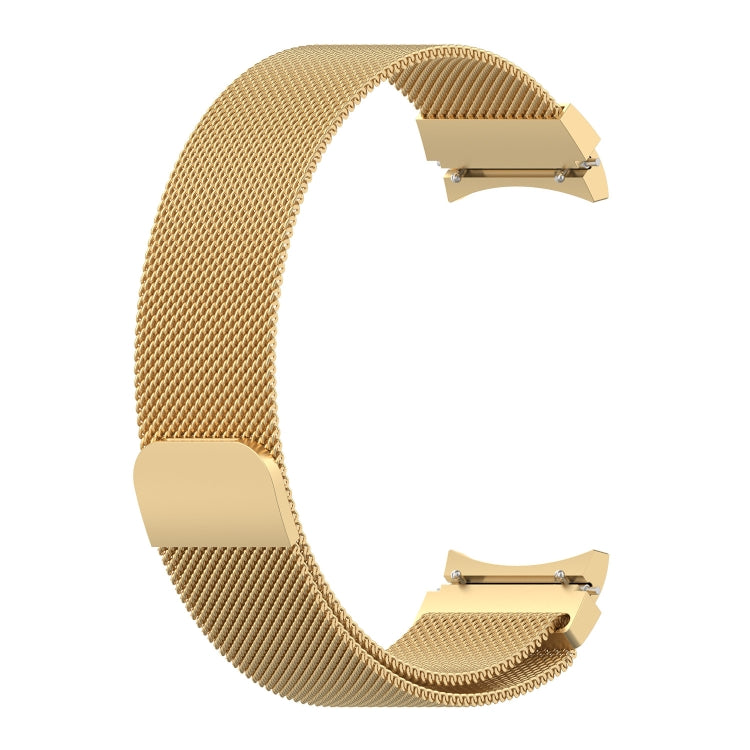 For Samsung Galaxy Watch Ultra 47mm Milan Magnetic Stainless Steel Watch Band(Gold)