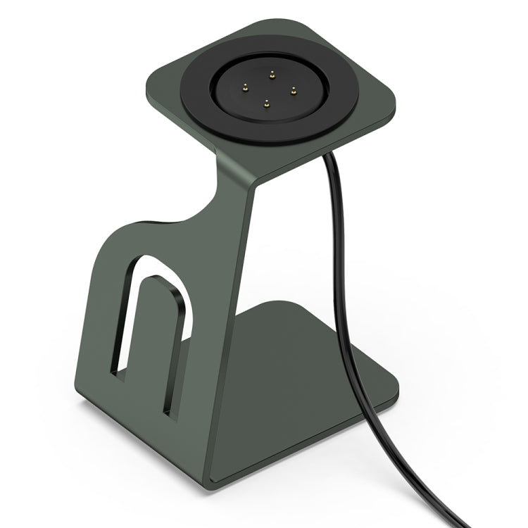For Fitbit Ace LTE Aluminum Alloy Watch Charging Stand with Charger(Gray)