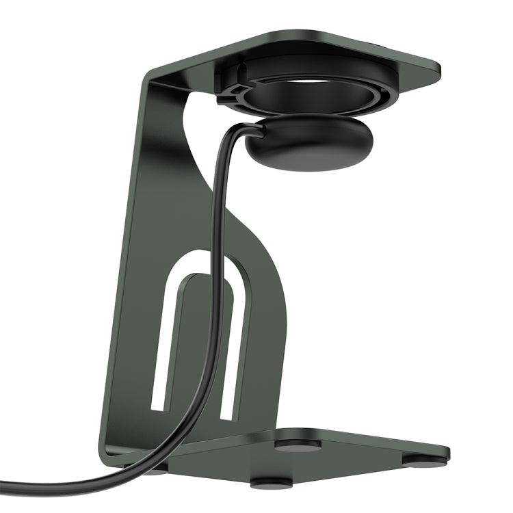 For Fitbit Ace LTE Aluminum Alloy Watch Charging Stand with Charger(Gray)