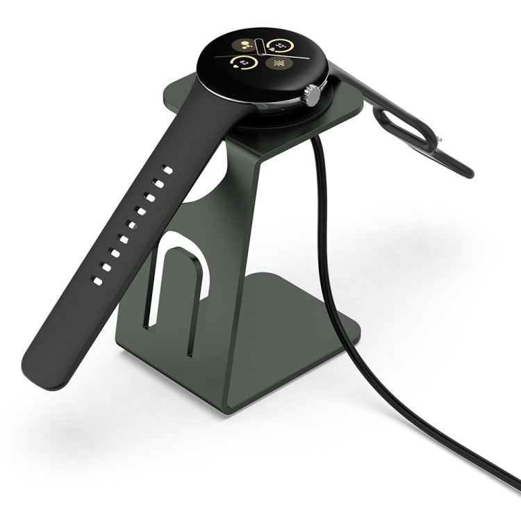For Fitbit Ace LTE Aluminum Alloy Watch Charging Stand with Charger(Gray)