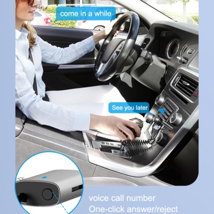 M01 Car Bluetooth Receiver Hands-Free Call 3.5mm AUX Stereo Car Wireless Adapter