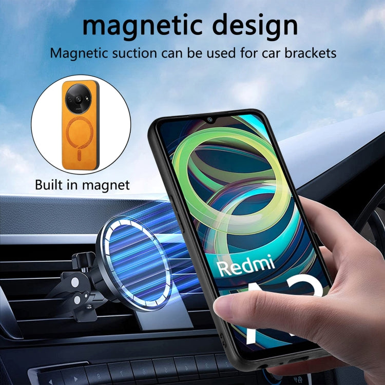 For Xiaomi Redmi K70 / K70 Pro 5G Solid Color Retro Magsafe PU Back Cover Phone Case(Brown) - Xiaomi Cases by PMC Jewellery | Online Shopping South Africa | PMC Jewellery | Buy Now Pay Later Mobicred