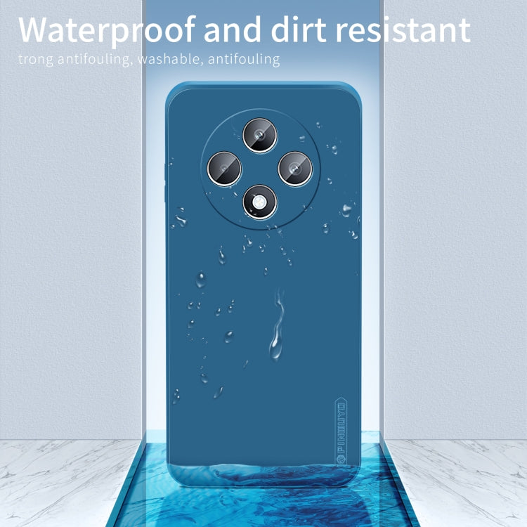 For OPPO Reno12 F PINWUYO Sense Series Liquid Silicone TPU Phone Case(Black)