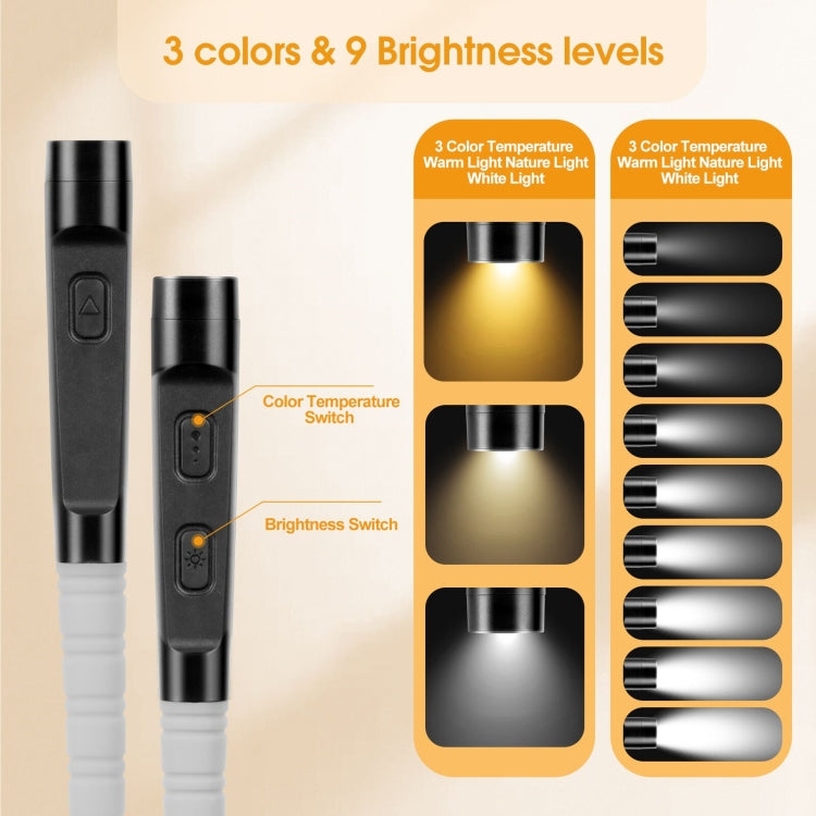 Three-tone Light LED Hanging Neck Light Emergency Light Eye Protection Reading Light - LED Flashlight by PMc TechLife | Online Shopping South Africa | PMc TechLife | Buy Now Pay Later Mobicred