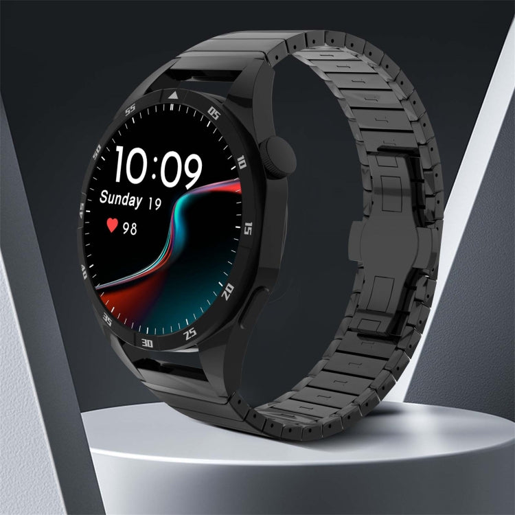 For Xiaomi Watch Color2 22mm One Bead Paint Butterfly Buckle Alloy Watch Band(Silver) - free shipping - PMC TechLife - Order now!