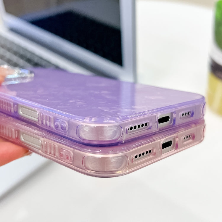 For iPhone 16 Plus Plating Glitter Texture TPU Phone Case with Lens Film(Purple Tinfoil Texture) - iPhone 16 Plus Cases by PMC TechLife | Online Shopping South Africa | PMC TechLife | Buy Now Pay Later Mobicred