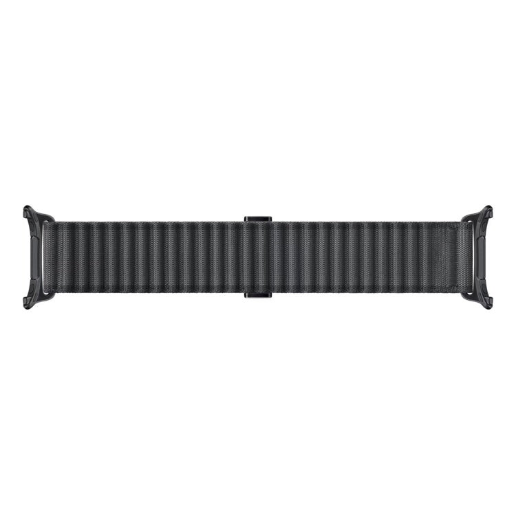 For Apple Watch Ultra 49mm Off Road Magnetic Buckle Braided Nylon Watch Band(Dark Gray)