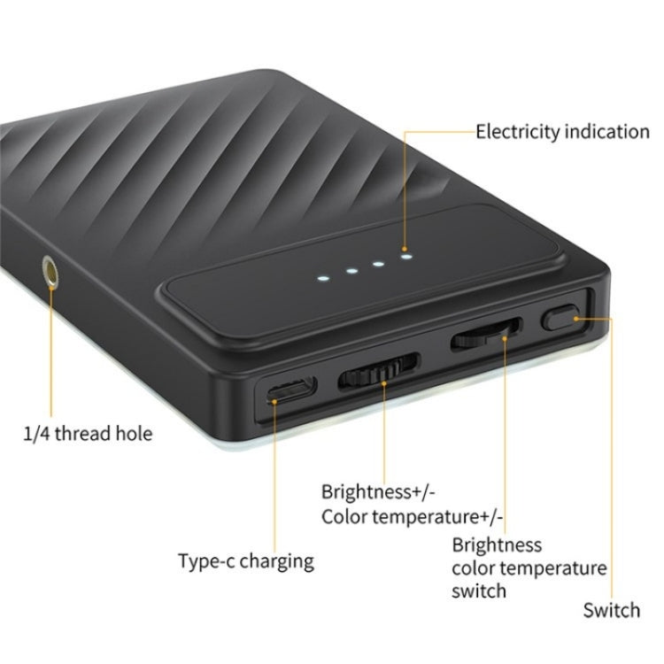 V16WS Mobile Phone / Tablet / Laptop Pocket Fill Light 24 Effects RGB Light Without Screen