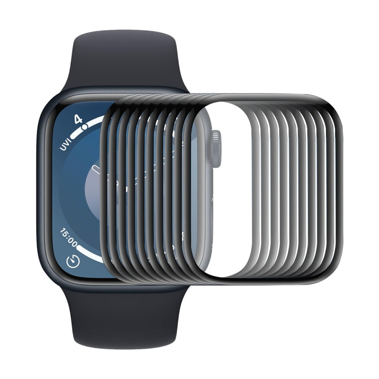For Apple Watch Series 10 46mm 10pcs ENKAY 3D Full Coverage Soft PC Edge PMMA HD Screen Film