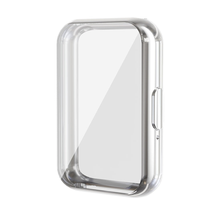 For Samsung Galaxy Fit3 ENKAY Hat-Prince Full Coverage Electroplated Soft TPU Case with Screen Protection(Silver)