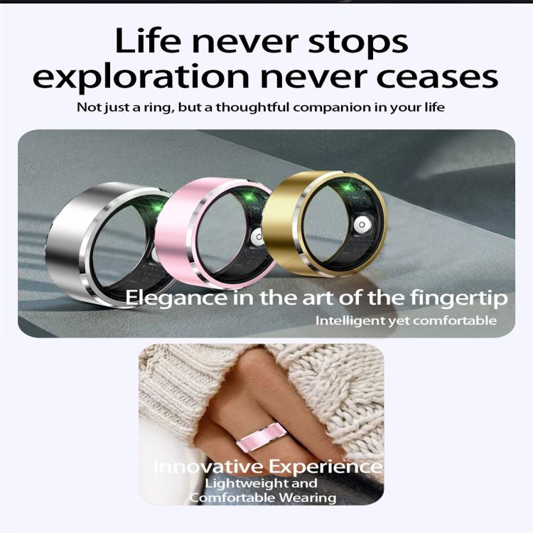 R5 SIZE 10 Smart Ring, Support Health Monitoring / Multiple Sports Modes(Pink) - free shipping - PMC Jewellery - Order now!