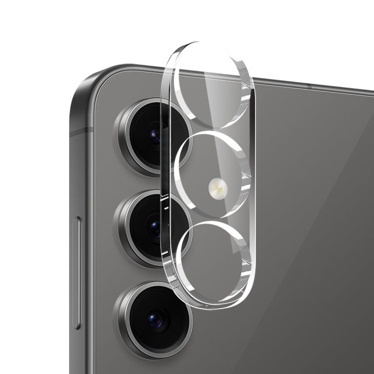 For Samsung Galaxy S25 5G NORTHJO TPU Case with Screen and Lens Film, Support Fingerprint Unlock(Transparent)