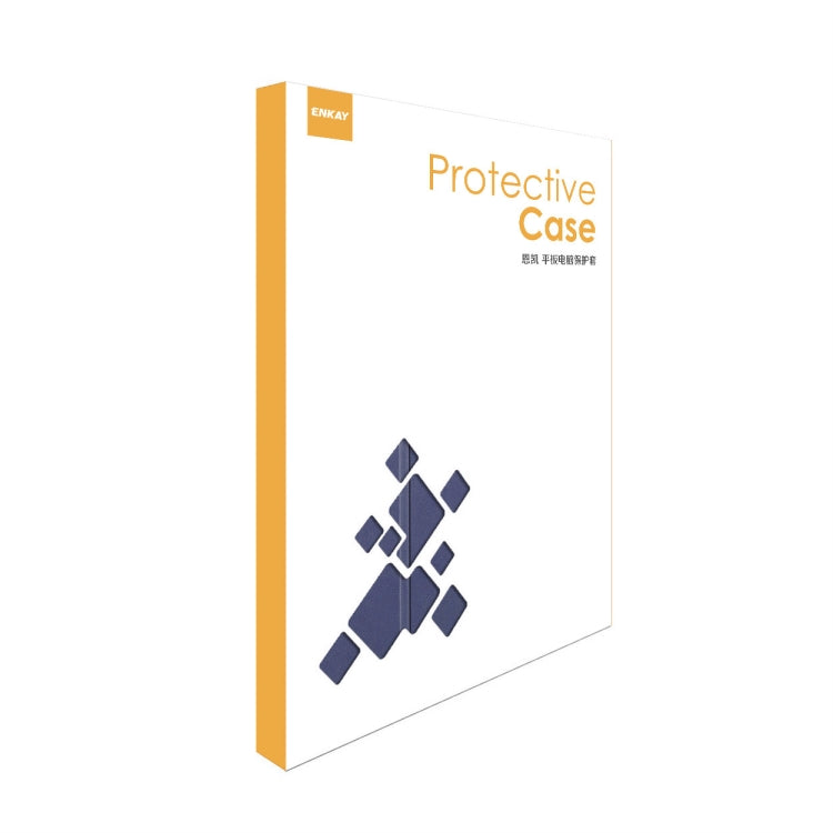 For Samsung Galaxy Tab S10+ / S9+ / S9 FE+ ENKAY Tri-fold Custer Texture TPU Leather Smart Tablet Case with Pen Slot(Dark Green) - free shipping - PMC Jewellery - Order now!