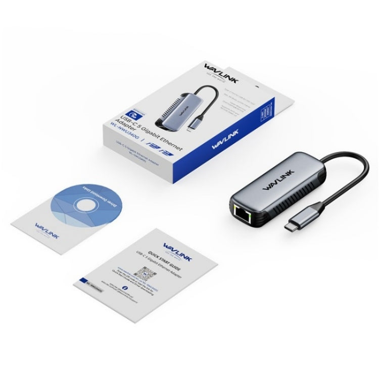 WAVLINK NWU340G 5Gbps Wired Network Converter USB-C to RJ45 Gigabit Ethernet Adapter - free shipping - PMC Jewellery - Order now!