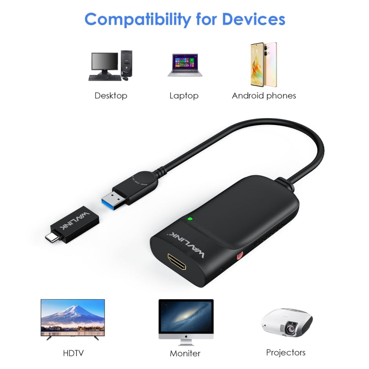 WAVLINK UG3501H Super Speed USB 3.0 To HDMI/Multi Monitor Video Graphic Adapter - free shipping - PMC Jewellery - Order now!