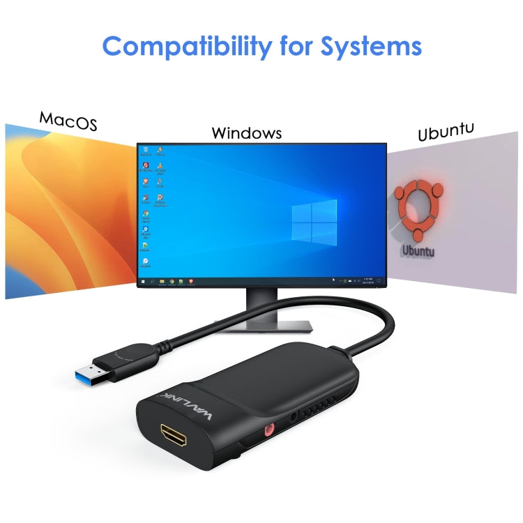 WAVLINK UG3501H Super Speed USB 3.0 To HDMI/Multi Monitor Video Graphic Adapter - free shipping - PMC Jewellery - Order now!