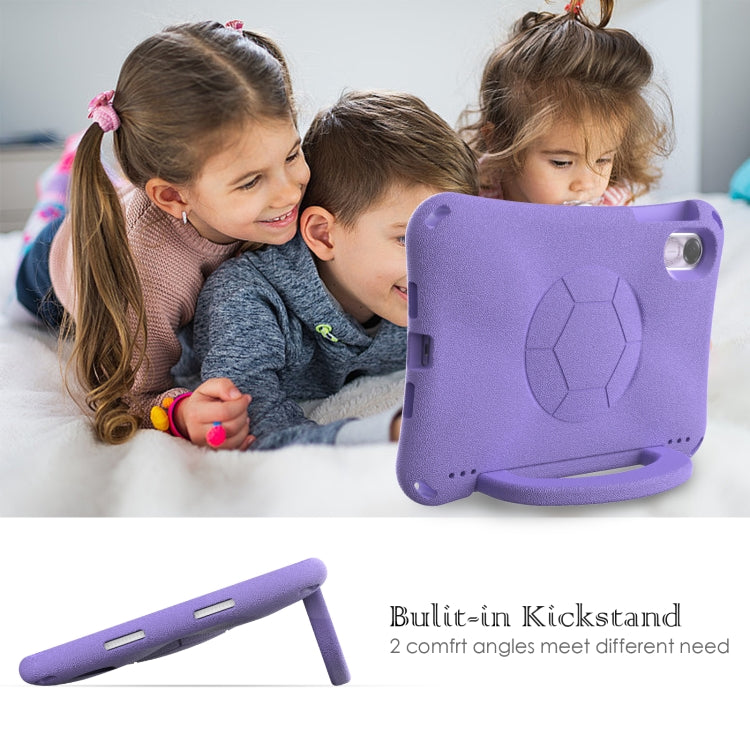 For Honor Pad X8 Pro 11.5 2023 Handle Football Shaped EVA Shockproof Tablet Case(Light Purple)
