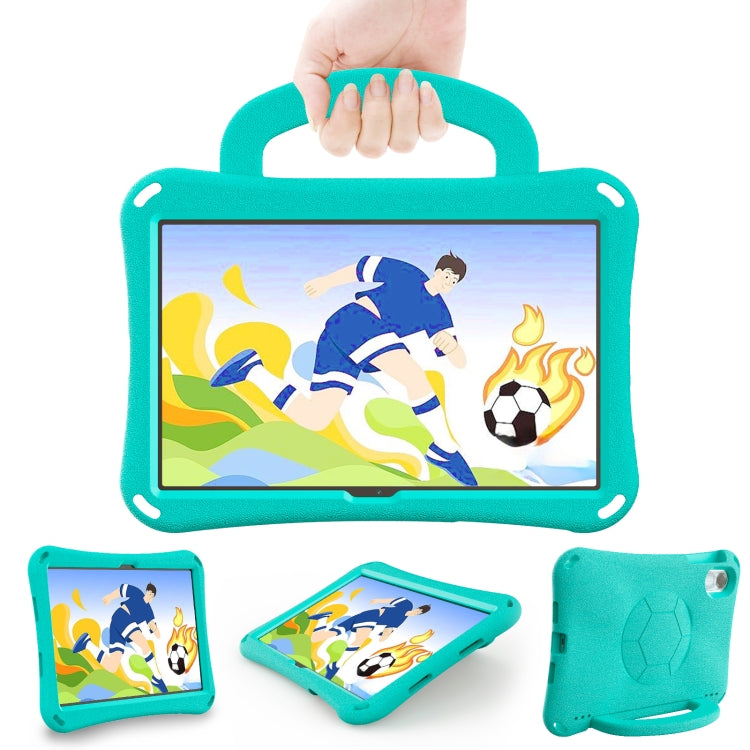 For Honor Pad X8 Pro 11.5 2023 Handle Football Shaped EVA Shockproof Tablet Case(Mint Green)