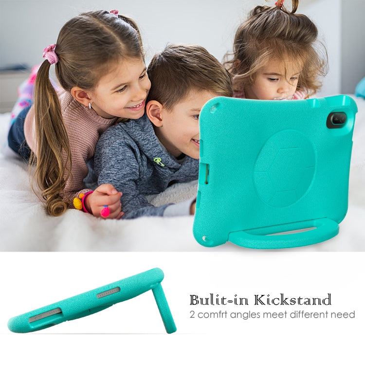 For Honor Pad V7 11 2021 Handle Football Shaped EVA Shockproof Tablet Case(Mint Green)