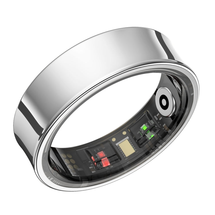 R09 SIZE 13 Smart Ring, Support Heart Rate / Blood Oxygen / Sleep Monitoring / Multiple Sports Modes(Silver)