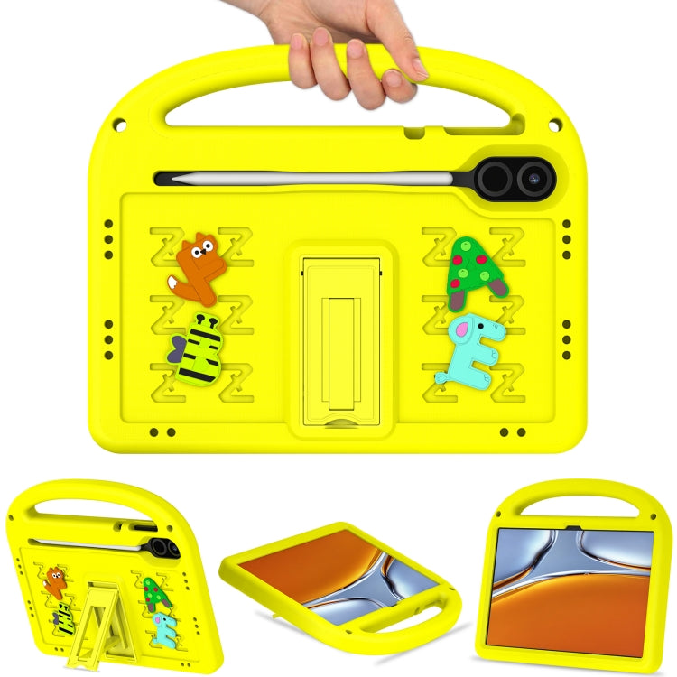 For Honor Pad X8 Pro 11.5 Cartoon Sparrow EVA Shockproof Tablet Case(Yellow)
