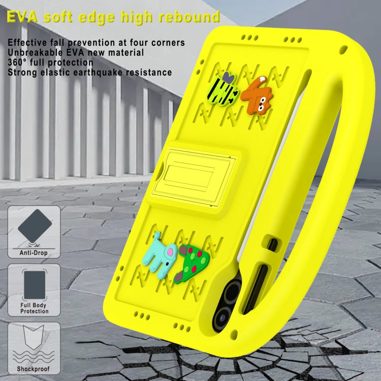 For Honor Pad X9 11.5 Cartoon Sparrow EVA Shockproof Tablet Case(Yellow)