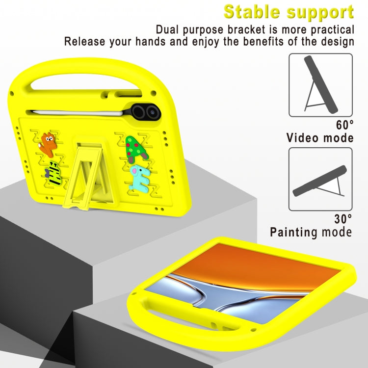 For Honor Pad X9 11.5 Cartoon Sparrow EVA Shockproof Tablet Case(Yellow)