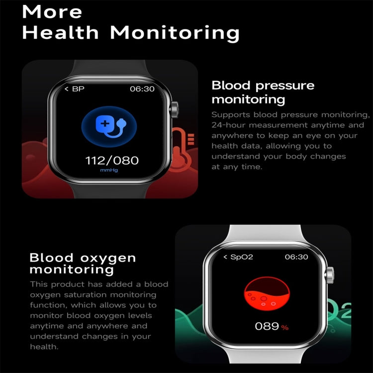 KL08 2.04 inch Color Screen Smart Watch Silicone Strap, Support Bluetooth Call(Pink) - Smart Watches by PMC TechLife | Online Shopping South Africa | PMC TechLife | Buy Now Pay Later Mobicred