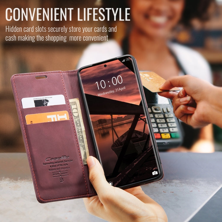 For Redmi Note 14 Pro 5G CaseMe 013 Multifunctional Horizontal Flip Leather Phone Case(Red) - free shipping - PMC Jewellery - Order now!