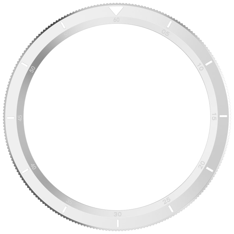 For Xiaomi Watch S4 Tempered Glass Film Hybrid Stainless Steel Watch Protective Ring(Scale Silver)