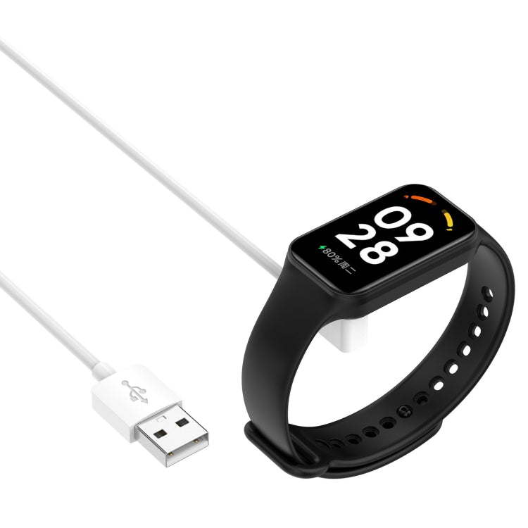 For Xiaomi Smart Band 9 Pro / 9 Active USB Interface Smart Watch Charging Cable, Length: 1m(White) - Charger by PMC Jewellery | Online Shopping South Africa | PMC Jewellery | Buy Now Pay Later Mobicred